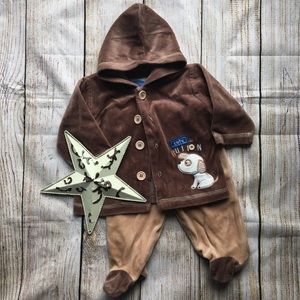 Cute Fleece Winter suit size 3-6 months